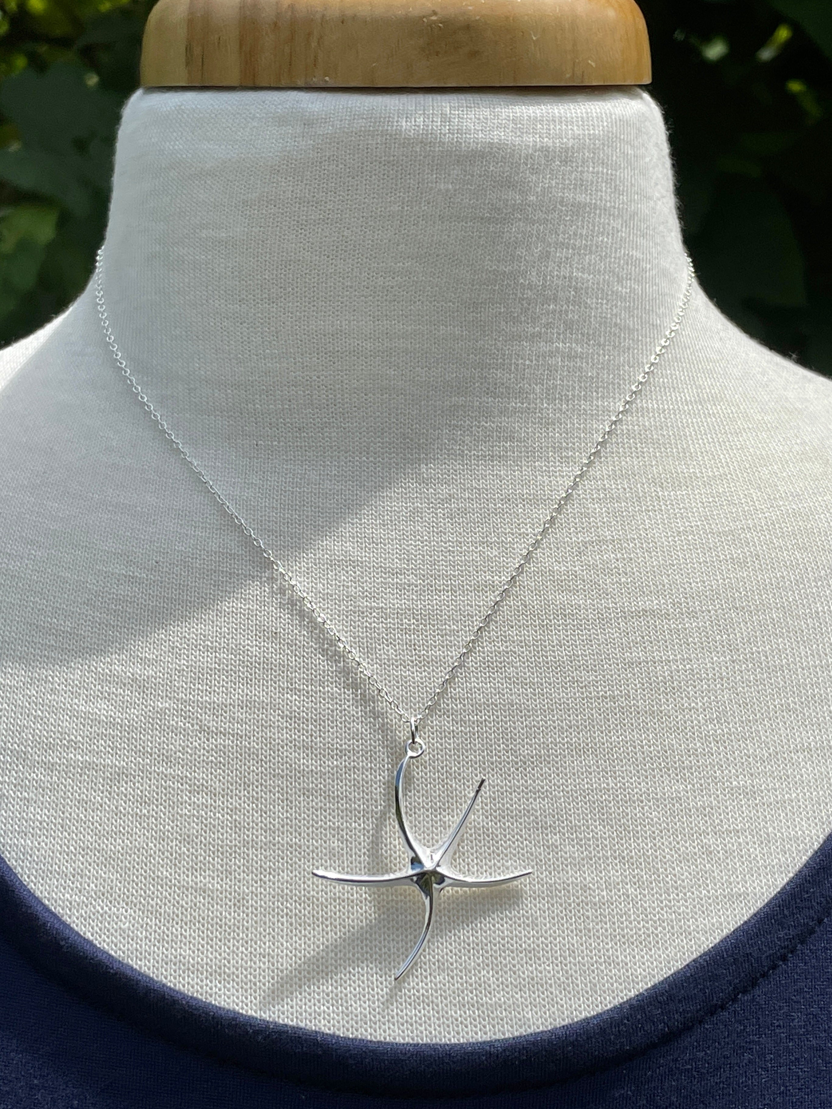 Sterling Silver Whimsical Starfish 18