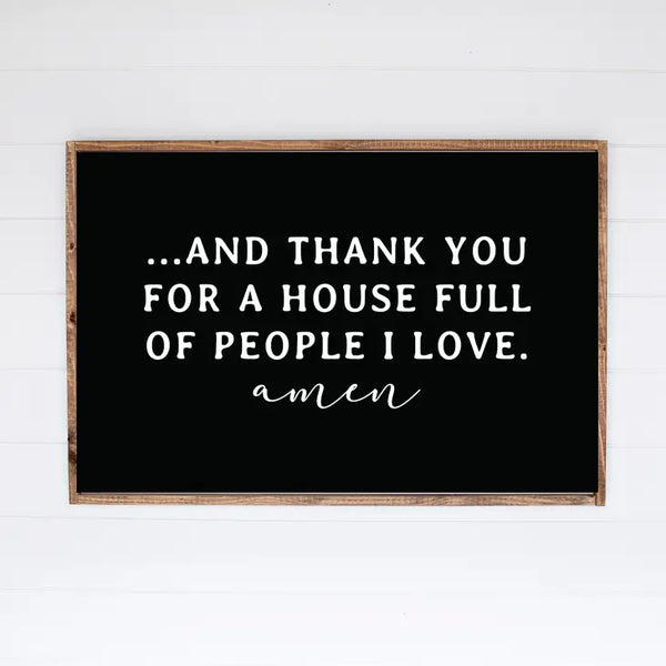 And Thank You... 17"x25" Sign