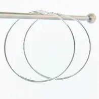 35mm Sterling Silver Hoop Earrings