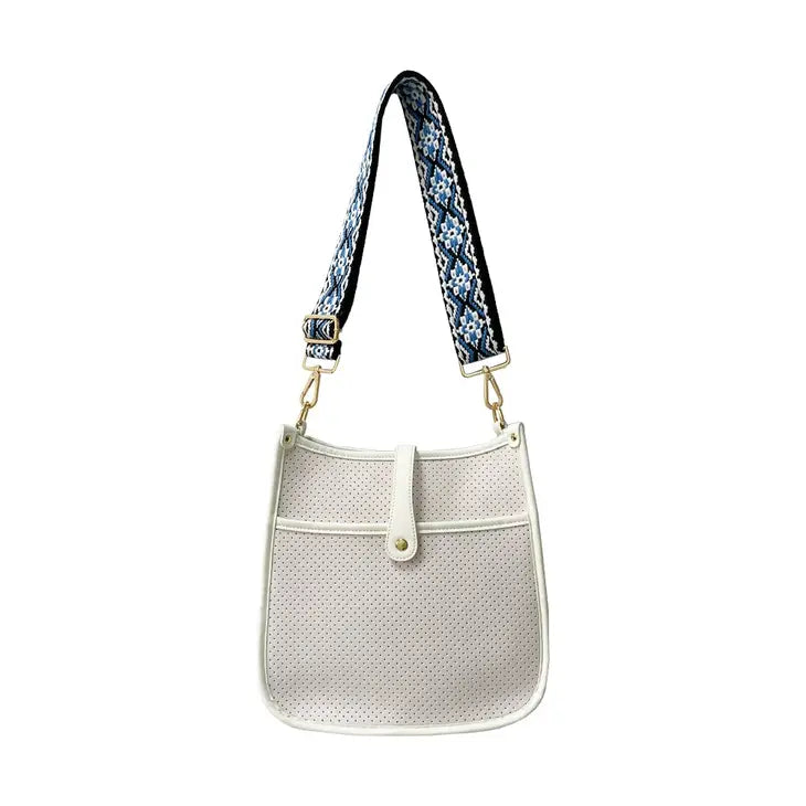 Penny Choose Your Strap Crossbody in White