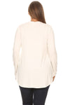 The Jamie Top in Ivory - Curvy - Top - MIA Boutique LLC