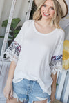 Spring To Mind Top in Ivory